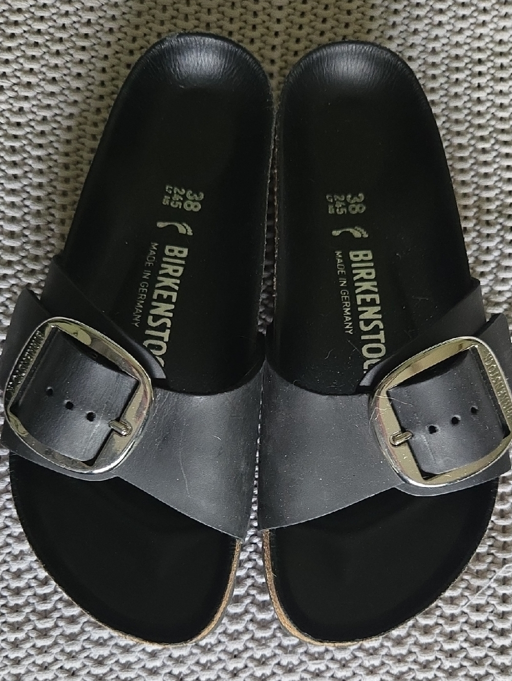 BIRKENSTOCK Big Buckle Sz 38